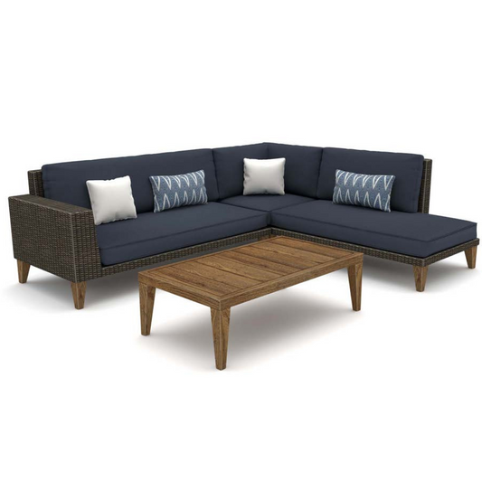 5-PC ROPE WEAVE DINING SET