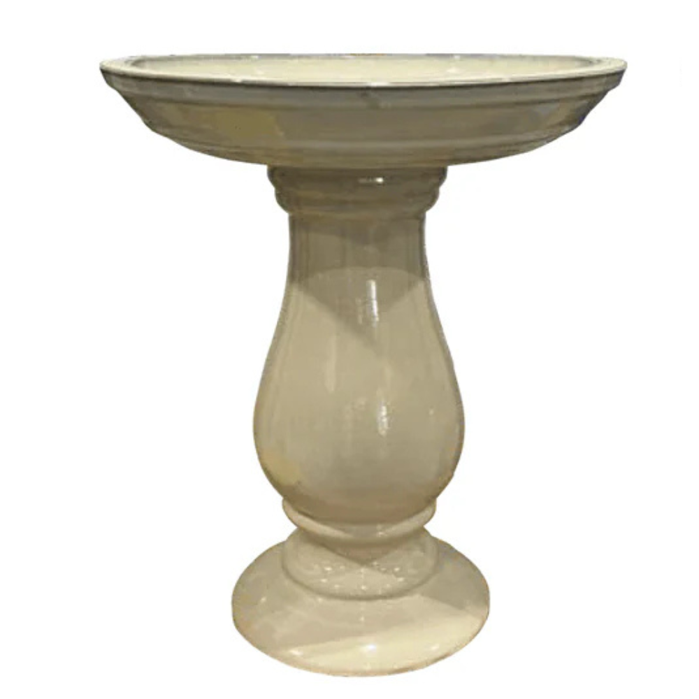 CERAMIC BIRDBATH
