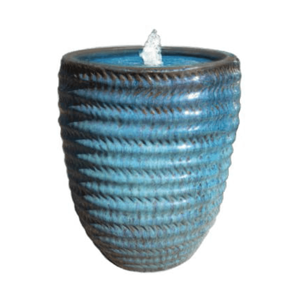 CERAMIC CHISEL BUBBLER FOUNTAIN