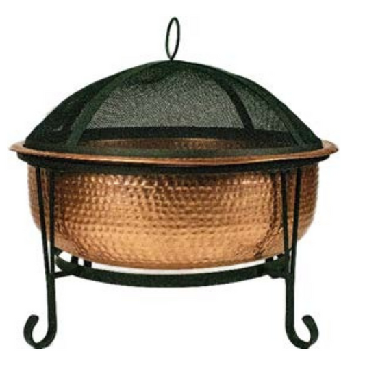 HAMMERED COPPER FIRE PIT
