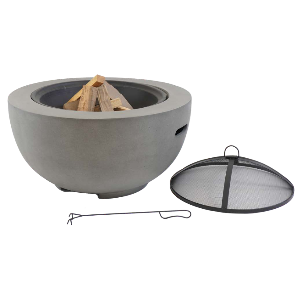 ROUND CEMENT FIRE PIT